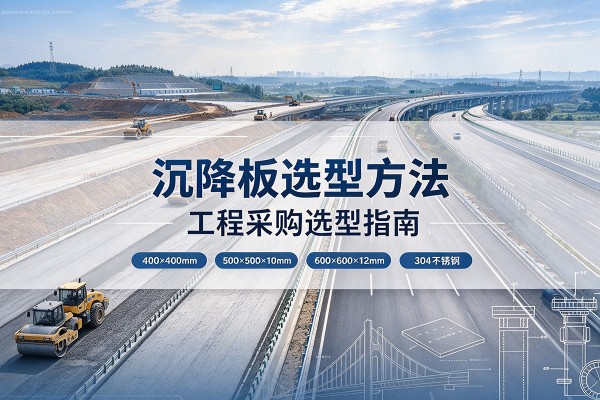 松滋沉降板选择方法