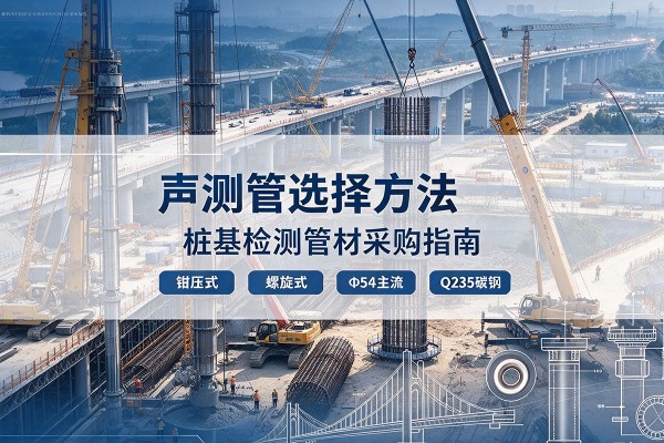 松滋声测管选型标准