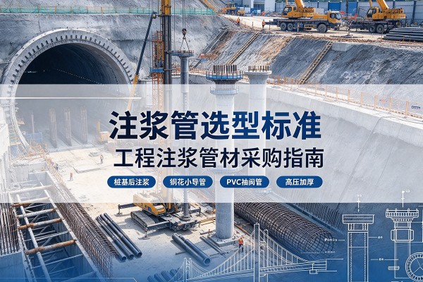 松滋注浆管选型标准