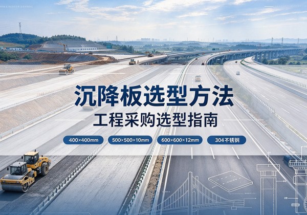 松滋沉降板选择方法